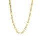 22in. Vermeil Sterling Silver Figaro Chain Necklace - image 1