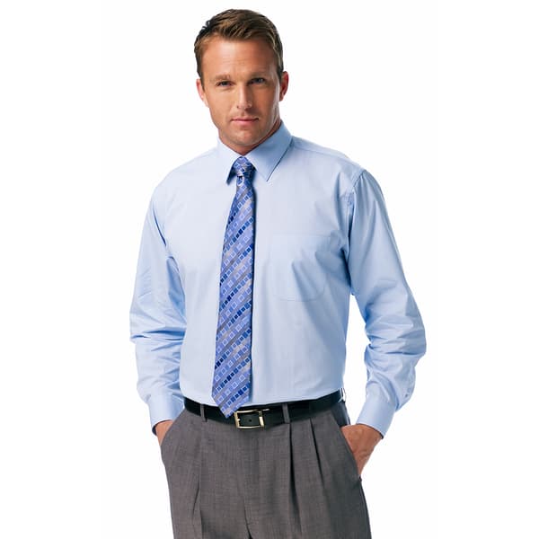 Mens Christian Aujard Fitted Dress Shirt - Powder Blue - image 