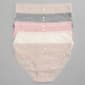 Womens Laura Ashley&#40;R&#41; 5pk. Bikini Panties w/Lace LS6381-5PKS - image 1