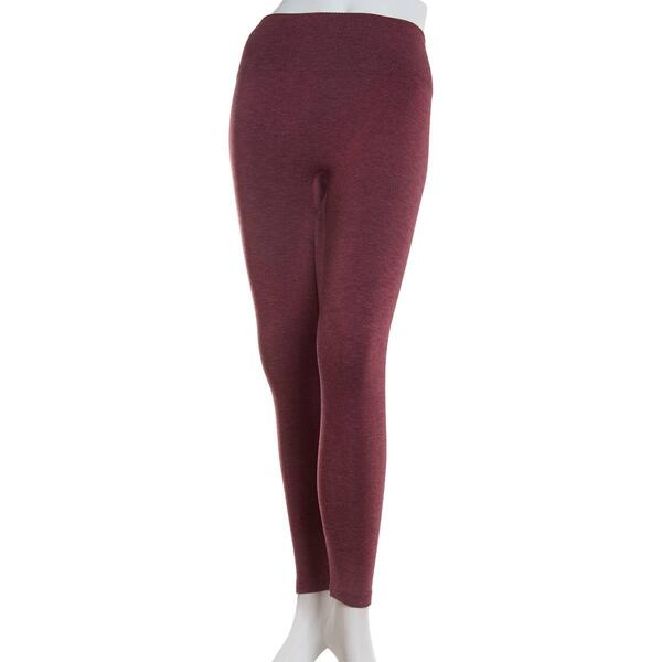 Womens One 5 One Heathered Indigo Fleece Lined Leggings - image 