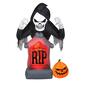 National Tree Airblown&#40;R&#41; 6ft. Inflatable Reaper with Tombstone - image 1