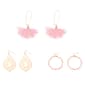 Ashley Cooper(tm) Filigree Flower Beaded Trio Earrings - image 1