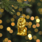 Northlight 4.25in. Standing Lion Glass Christmas Ornament - image 2