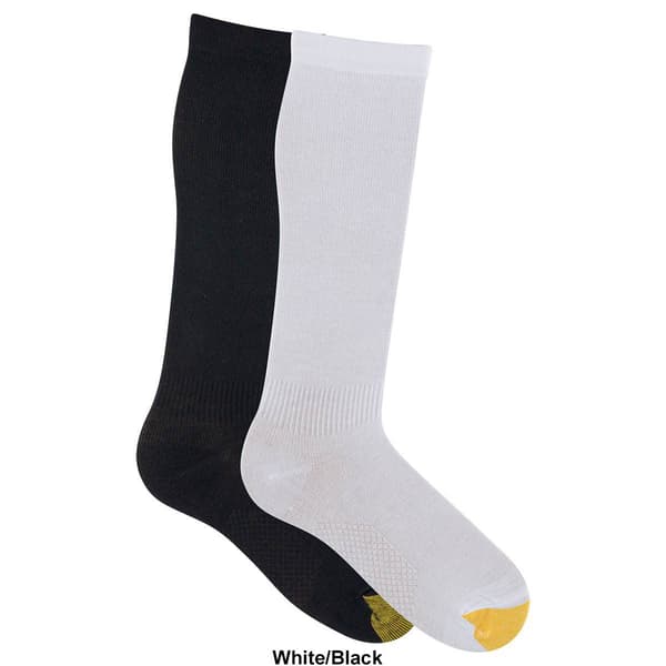 Womens Gold Toe® Wellness 2pk. Compression Knee High Socks
