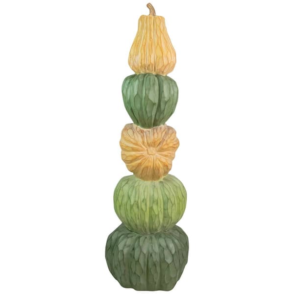 Northlight Seasonal 42.5in. Five Tiered Stacked Pumpkins Décor