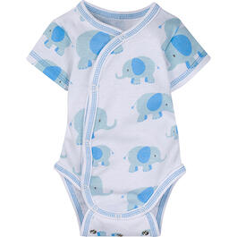 Baby Boy &#40;NB&#41; MiracleWear Blue Elephant Bodysuit