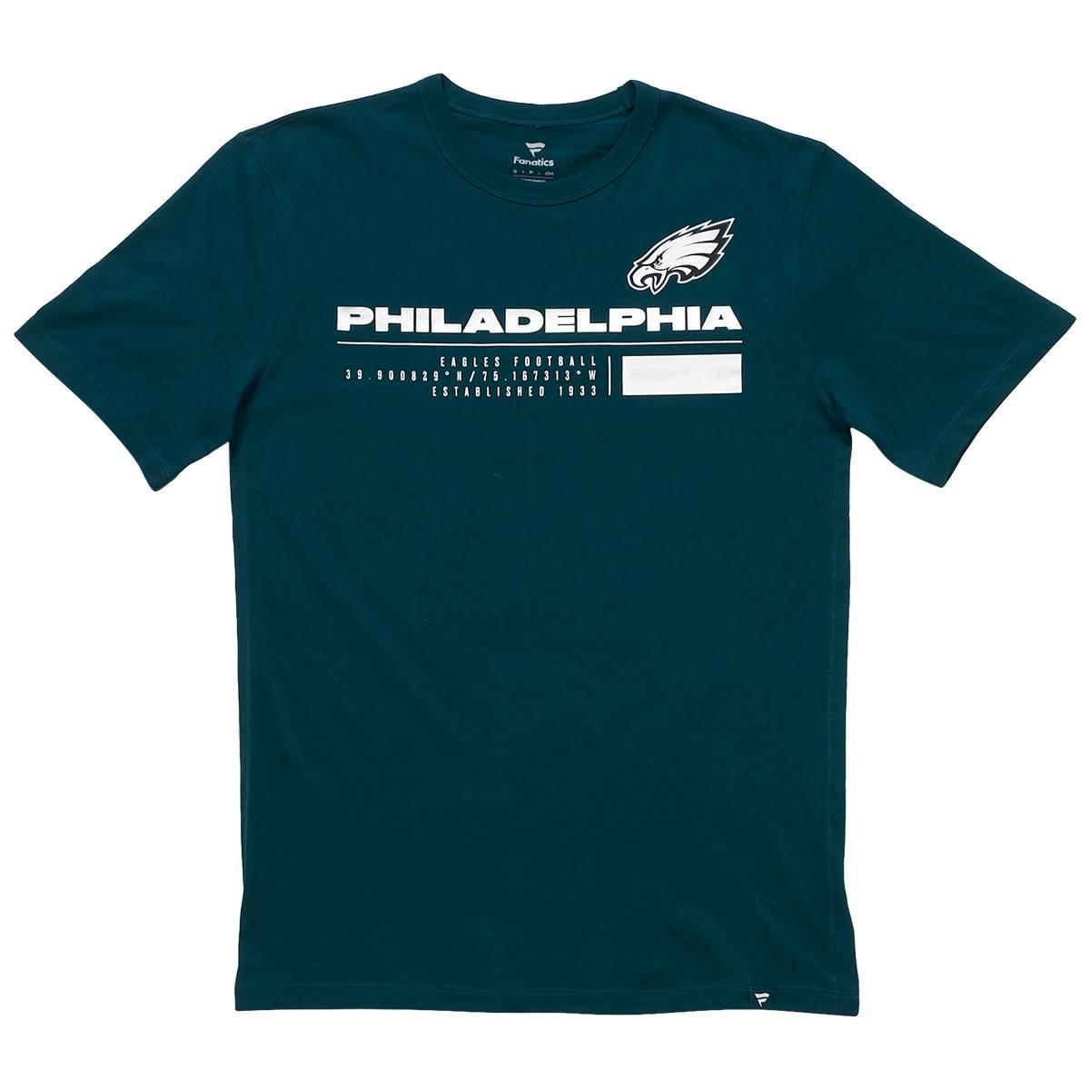 Mens Fanatics Eagles Chop Block Short Sleeve Tee