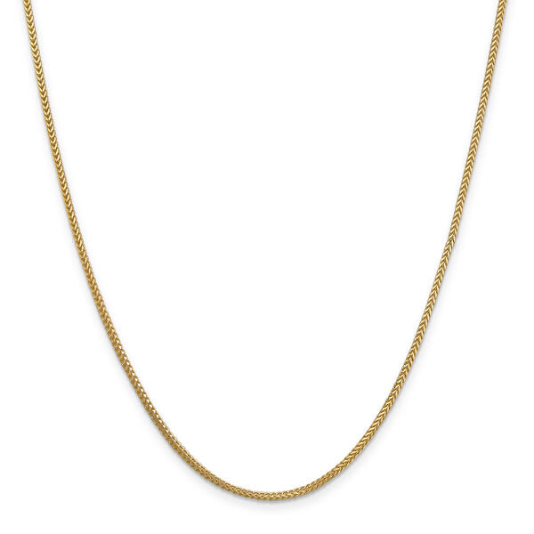 Unisex Gold Classics&#40;tm&#41; 1.3mm. 14kt. Solid Polished Franco Necklace - image 