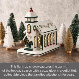 Pfaltzgraff® Winterberry Village Church with LED Light