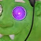 National Tree 12in. Green Ghoul Lantern with LED Lights - image 2