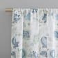 Selah Print Jacobean Rod Pocket Sheer Panel Curtain - image 2