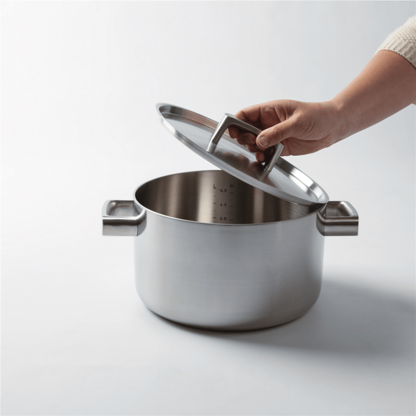 BergHOFF Ron 7in. Stainless Steel 5-Ply 3.2qt. Covered Casserole