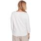 Petite Alfred Dunner Kensington Gardens Botanical Foil Sweater - image 2