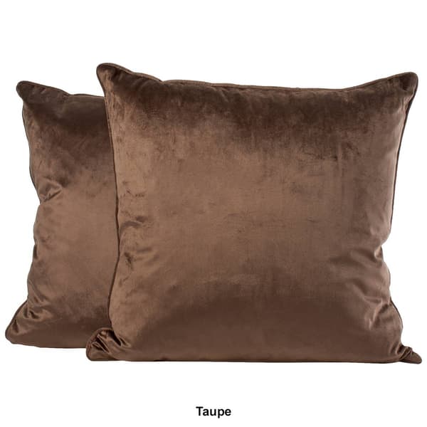 Metro Luxe 2pk. Velvet Feather-Filled Decorative Pillows - 20x20