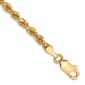 Gold Classics&#40;tm&#41; 3.20mm. 14kt. Diamond Cut Rope Chain Bracelet - image 1