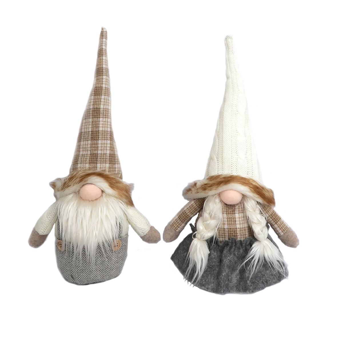 Santa’s Workshop 10in. Country Gnomes - Set Of 2