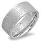 Unisex Steeltime Stainless Steel Our Father Prayer Band Ring - image 1