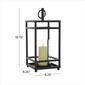 9th & Pike&#174; Square Iron Contemporary Candle Lantern - image 7