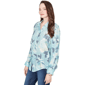 Womens Skye’s the Limit Fresh Start Abstract Button Blouse - image 3