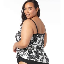 Plus Size Beach House Floral Bridget Tankini Swim Top