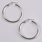 Sterling Silver 2x35mm Polished Hoop Earrings - image 1