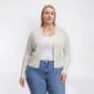 Plus Size Preswick & Moore(R) Drop Needle Open Front Cardigan - image 1