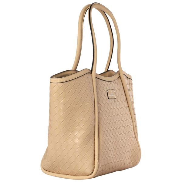 London Fog Hannah Woven Tote - image 