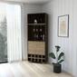 FM FURNITURE Bahamas Dark Oak Corner Bar - image 2