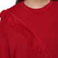 Womens DKNY Long Sleeve Cross Body Fringe Sweater - image 4