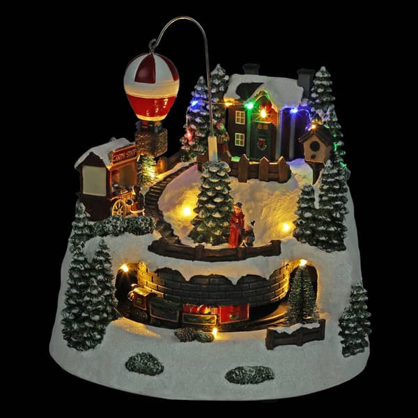 Alpine LED Animated Christmas Village D&#233;cor