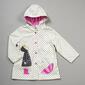 Girls &#40;4-6x&#41; Pink Platinum&#40;R&#41; Polka Dot Rain Jacket w/ Little Girl - image 1