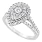 Diamond Classics(tm) 10kt. White Gold 1ctw. Diamond Bridal Ring - image 1