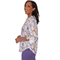 Womens Alfred Dunner Grand Bazaar 3/4 Sleeve Floral Blouse - image 4