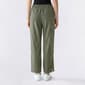 Juniors No Comment Linen Like Crochet Inset Pull On Pant - image 2