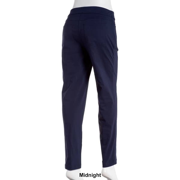 Womens Court Haley Pull On Solid Pants w/Pockets