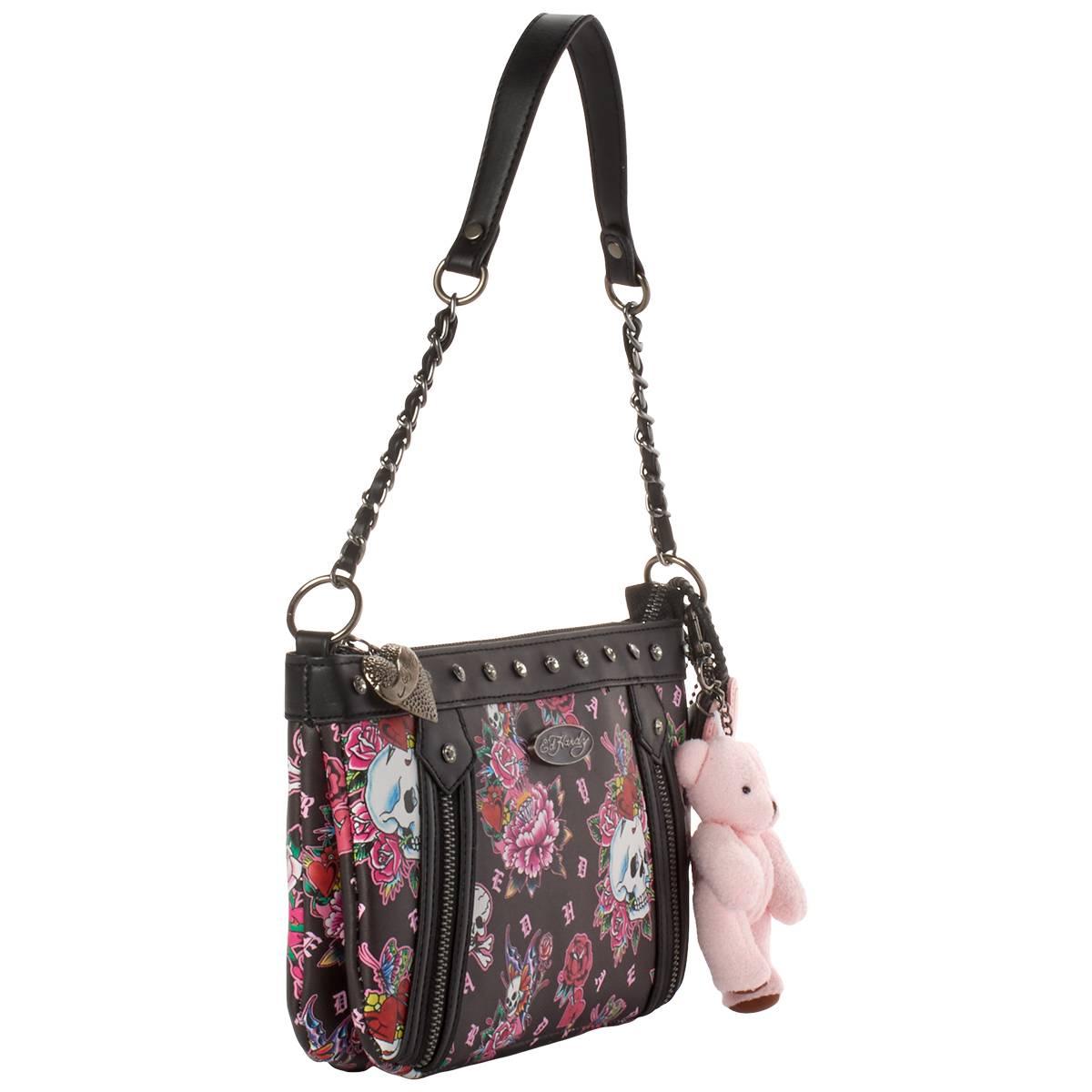 Ed Hardy Eve Shoulder Bag - Black