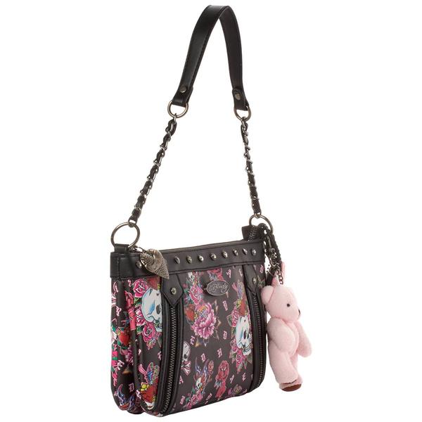 Ed Hardy Eve Shoulder Bag - Black