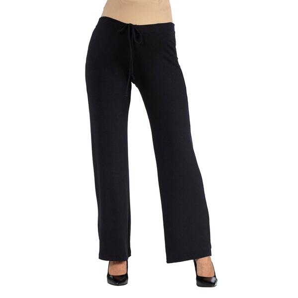 Plus Size 24/7 Comfort Apparel Drawstring Casual Maternity Pants - image 