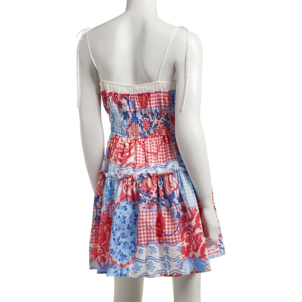 Juniors Trixxi Tie Strap Skater Dress