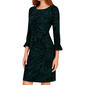 Womens Tommy Hilfiger 3/4 Pleated Sleeve Paisley Sheath Dress - image 3