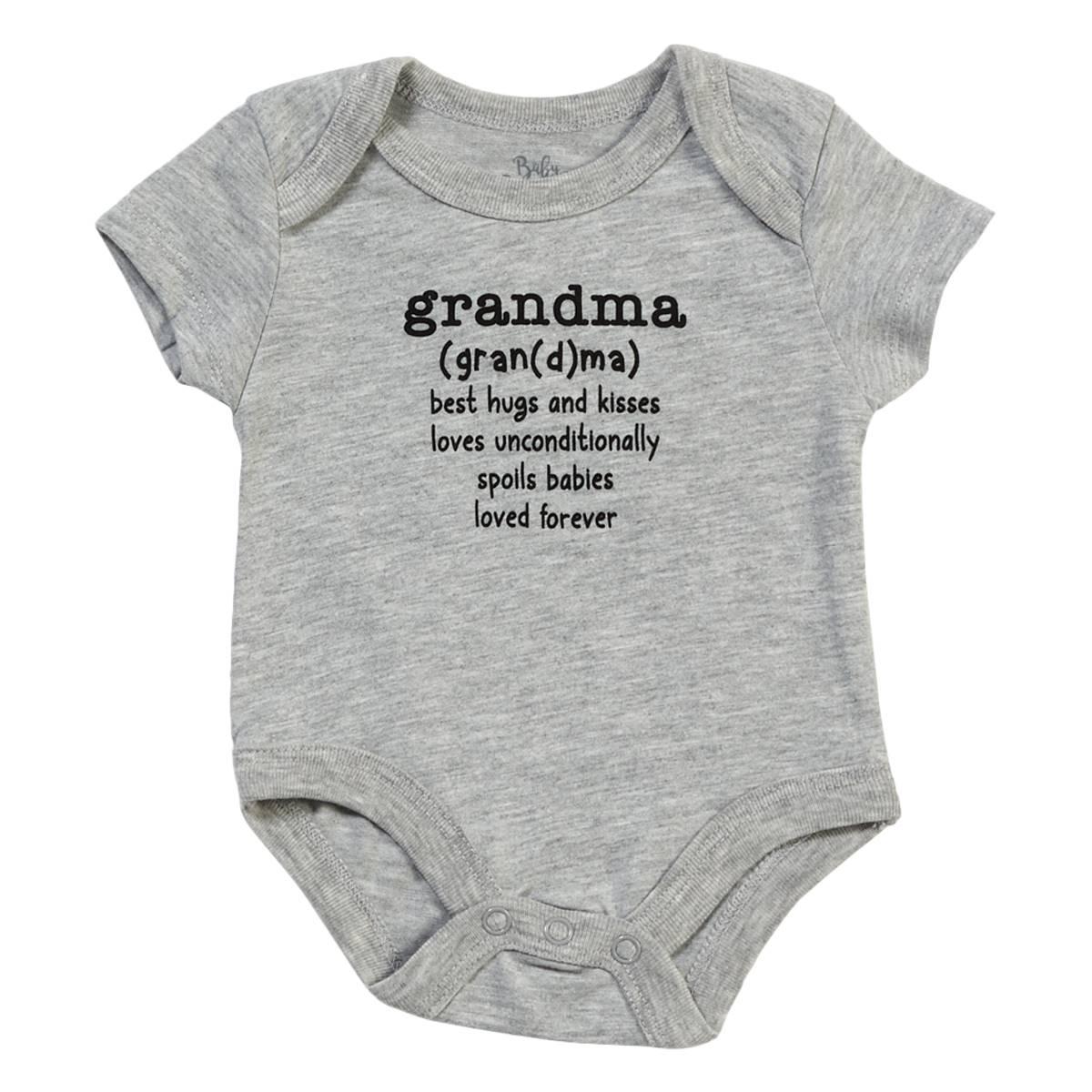 Baby Unisex (3-9M) Baby Essentials® Grandma Hugs Bodysuit