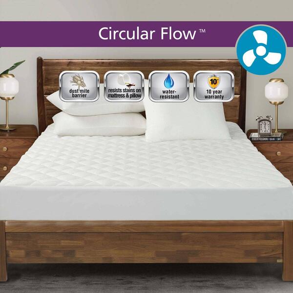 All-In-One Circular Flow™ Fitted Mattress Pad