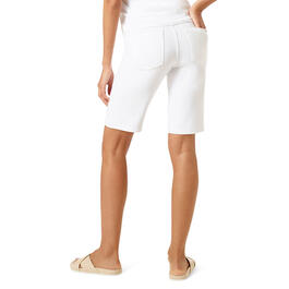Womens HUE® High Rise Denim Bermuda Shorts
