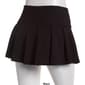 Juniors Love Tree Brush Pleated Skort with Faux Buckle - image 2