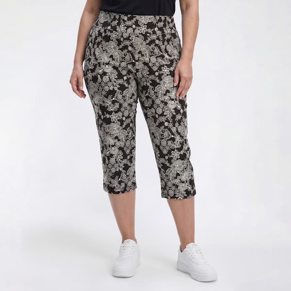 Plus Size Preswick & Moore(R) Floral Millennium Capris - image 