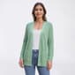Womens 89th & Madison All Over Waffle Cardigan - image 1
