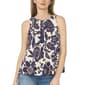 Womens Cece Long Sleeve Pleat Neck Paisley Top - image 1