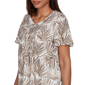 Womens Emaline Verde Grove II Short Sleeve Tie Neck Blouse - image 5