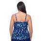 Plus Size American Beach Brave Heart Triple Tier Tankini Swim Top - image 2