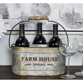 9th &amp; Pike® Small Farmhouse Metal Wine Bucket